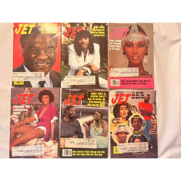 Vintage Jet Magazines Lot (34) 1983 Michael Jackson Rick James Barry White Cosby - Picture 2 of 12